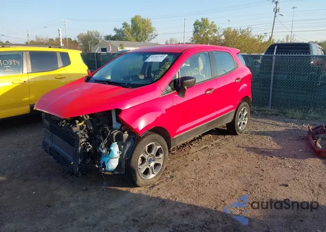 2021 Ford Ecosport S из США, поврежденный, VIN MAJ6S3FL8MC416654